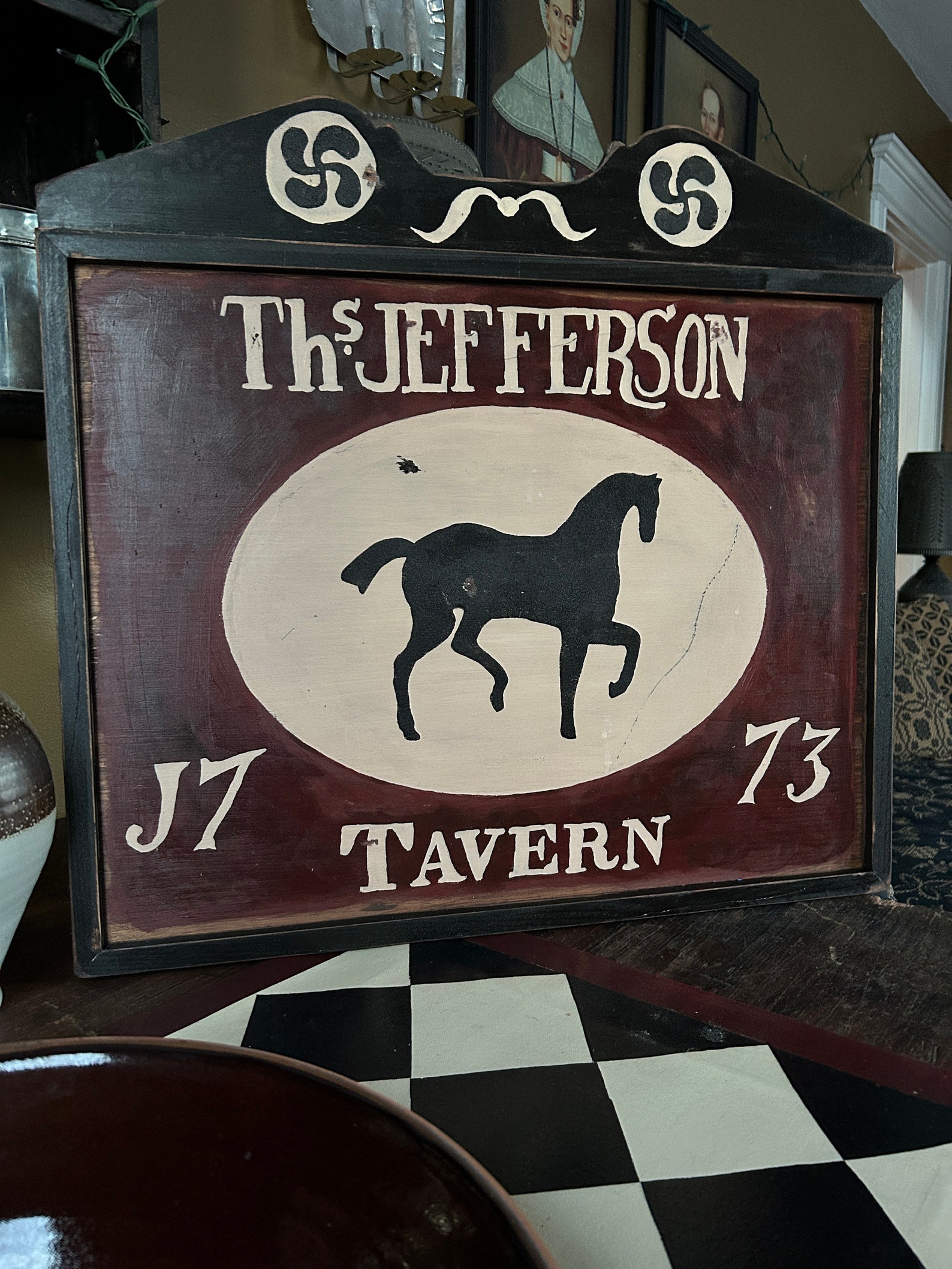 Colonial Sign Primitive, Colonial , Early American Tavern Sign - Etsy