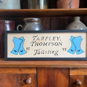 Primitive,Colonial, Early American Tavern sign