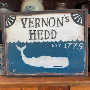 Primitive, Colonial, Early American Tavern sign