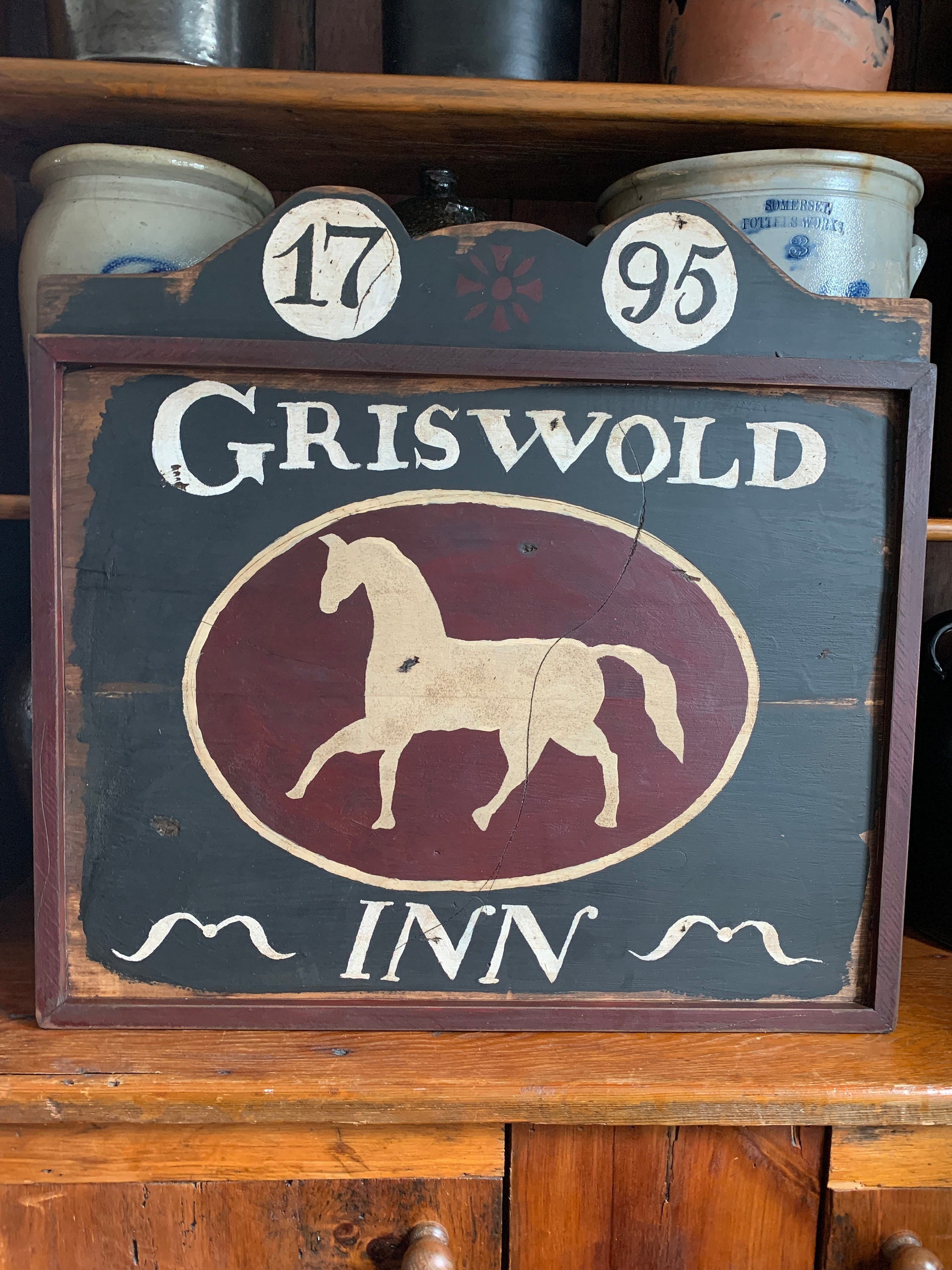 Colonial Sign Primitive, Colonial, Early American, Wood, Tavern Sign - Etsy