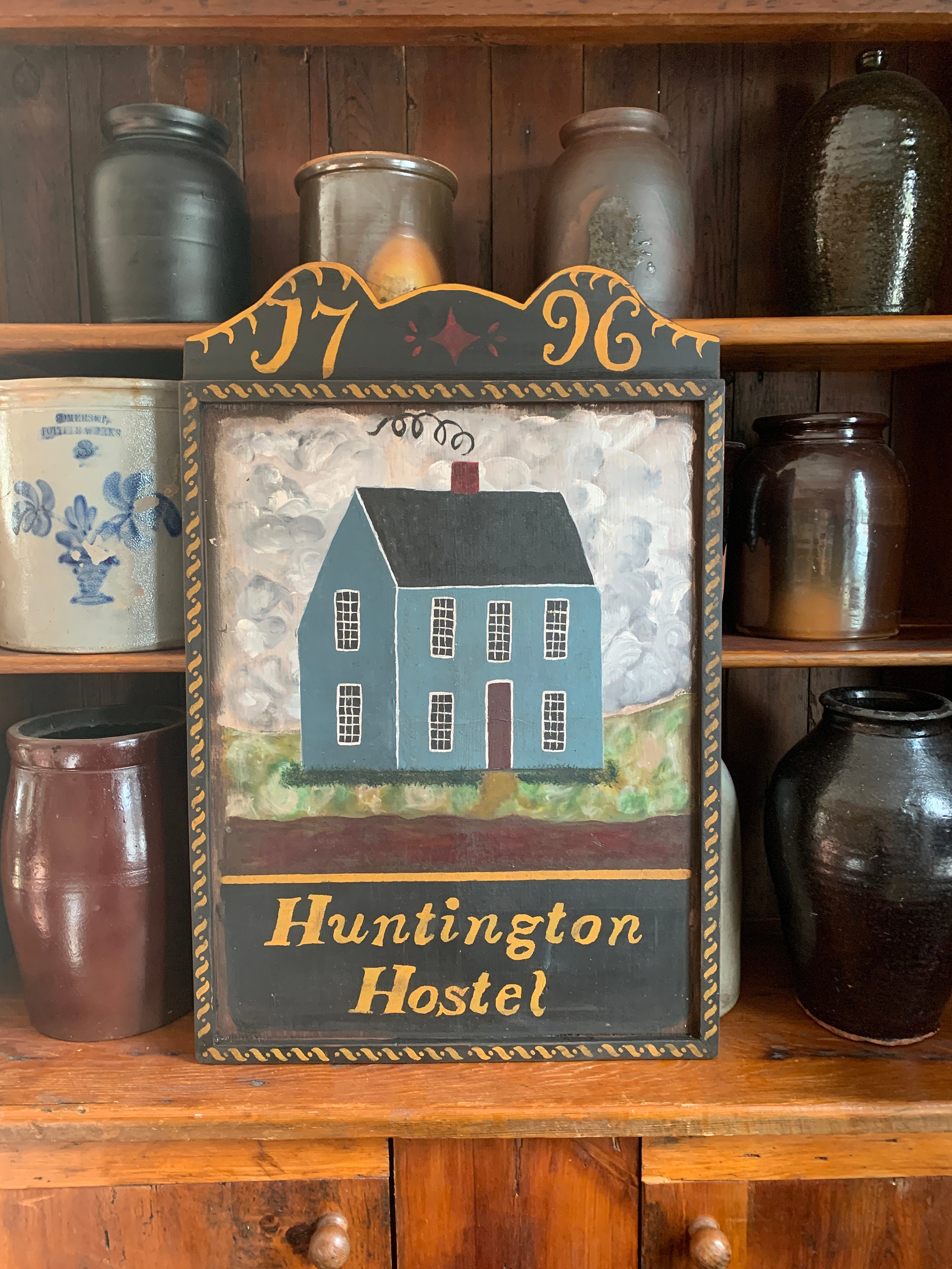 Colonial Sign Primitive, Colonial, Early American Tavern Sign - Etsy