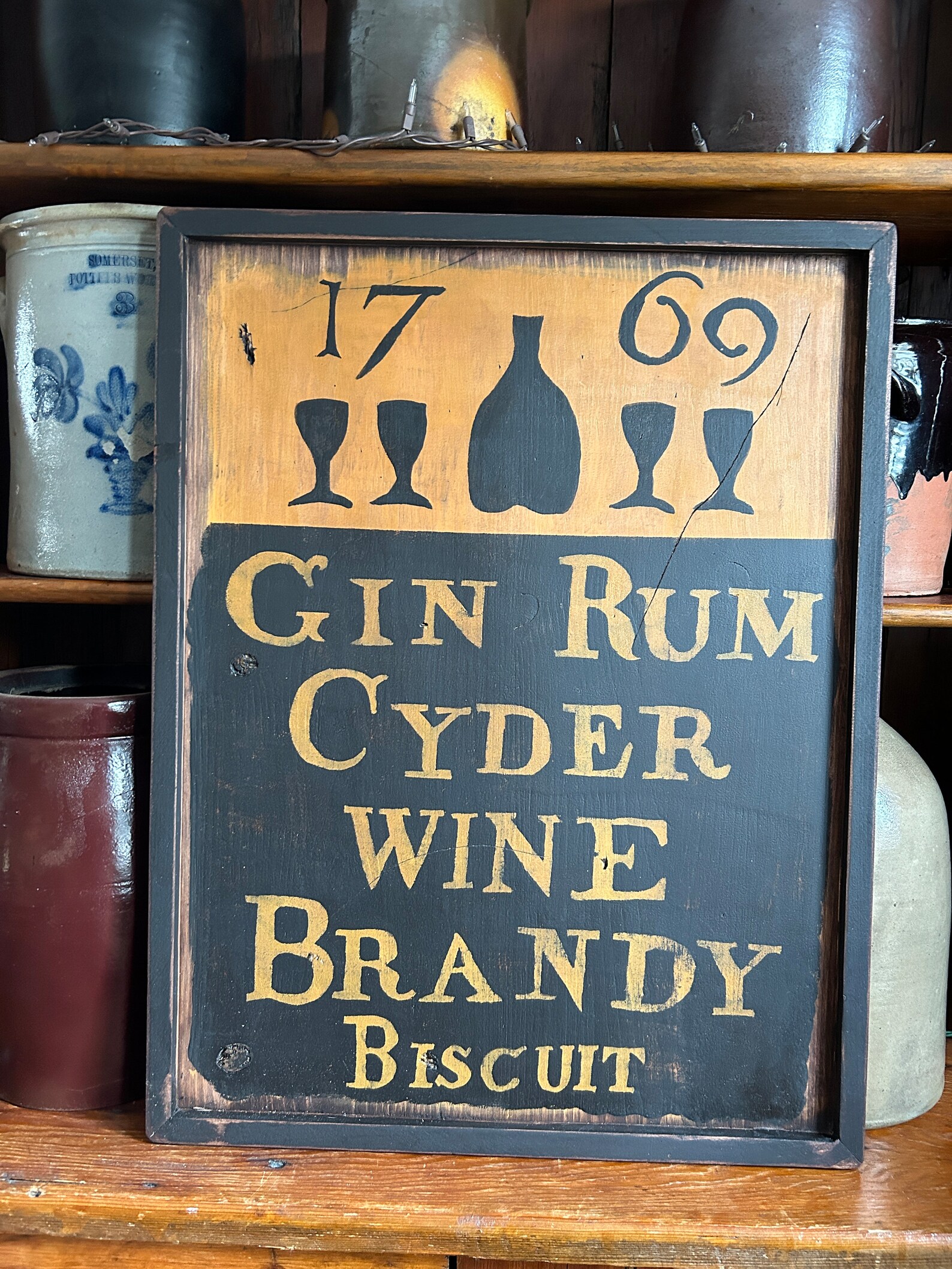 Colonial Sign Primitive, Colonial, Early American Tavern Sign - Etsy