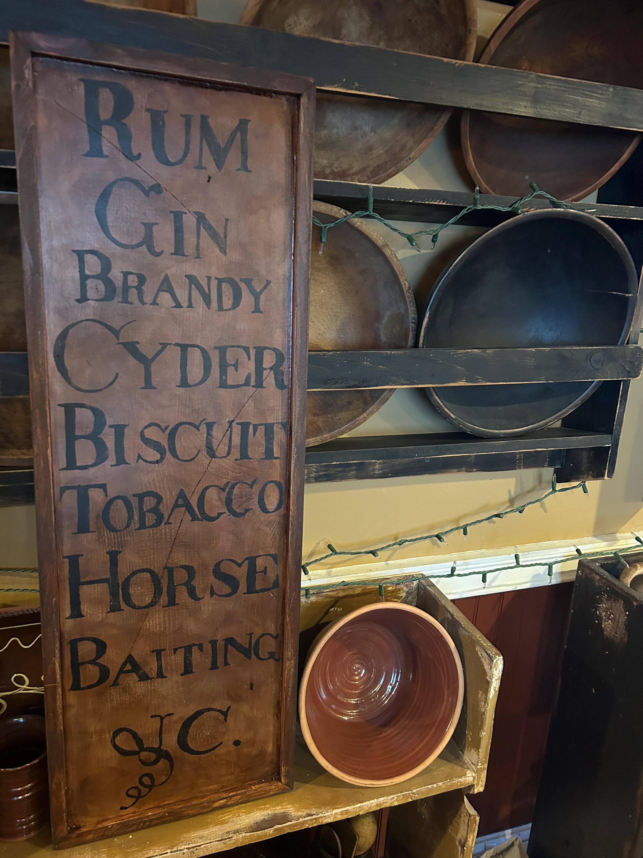 Colonial Sign Primitive, Colonial, Early American Tavern Sign - Etsy
