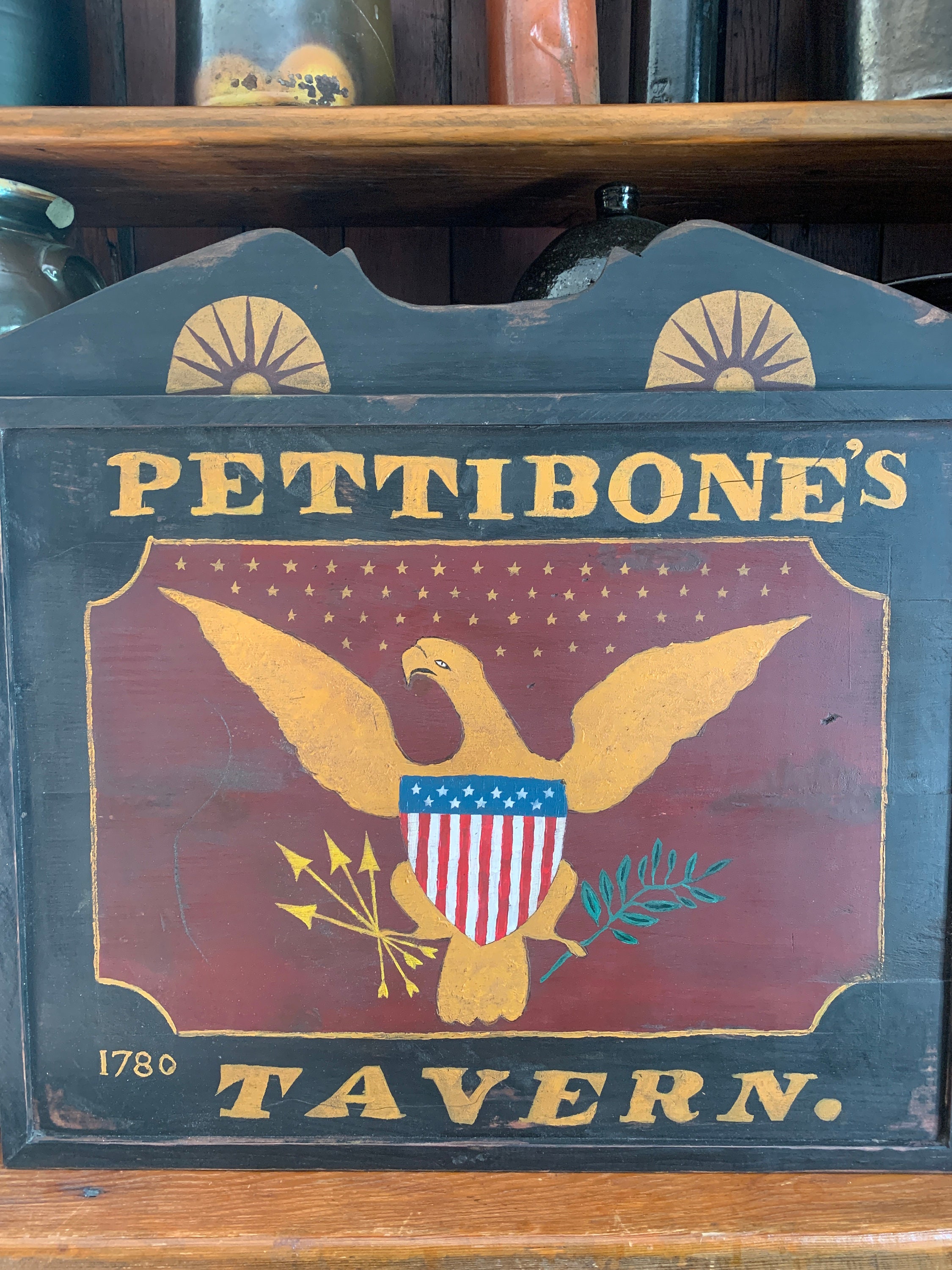 Colonial Sign Primitive, Colonial, Early American Tavern Sign - Etsy