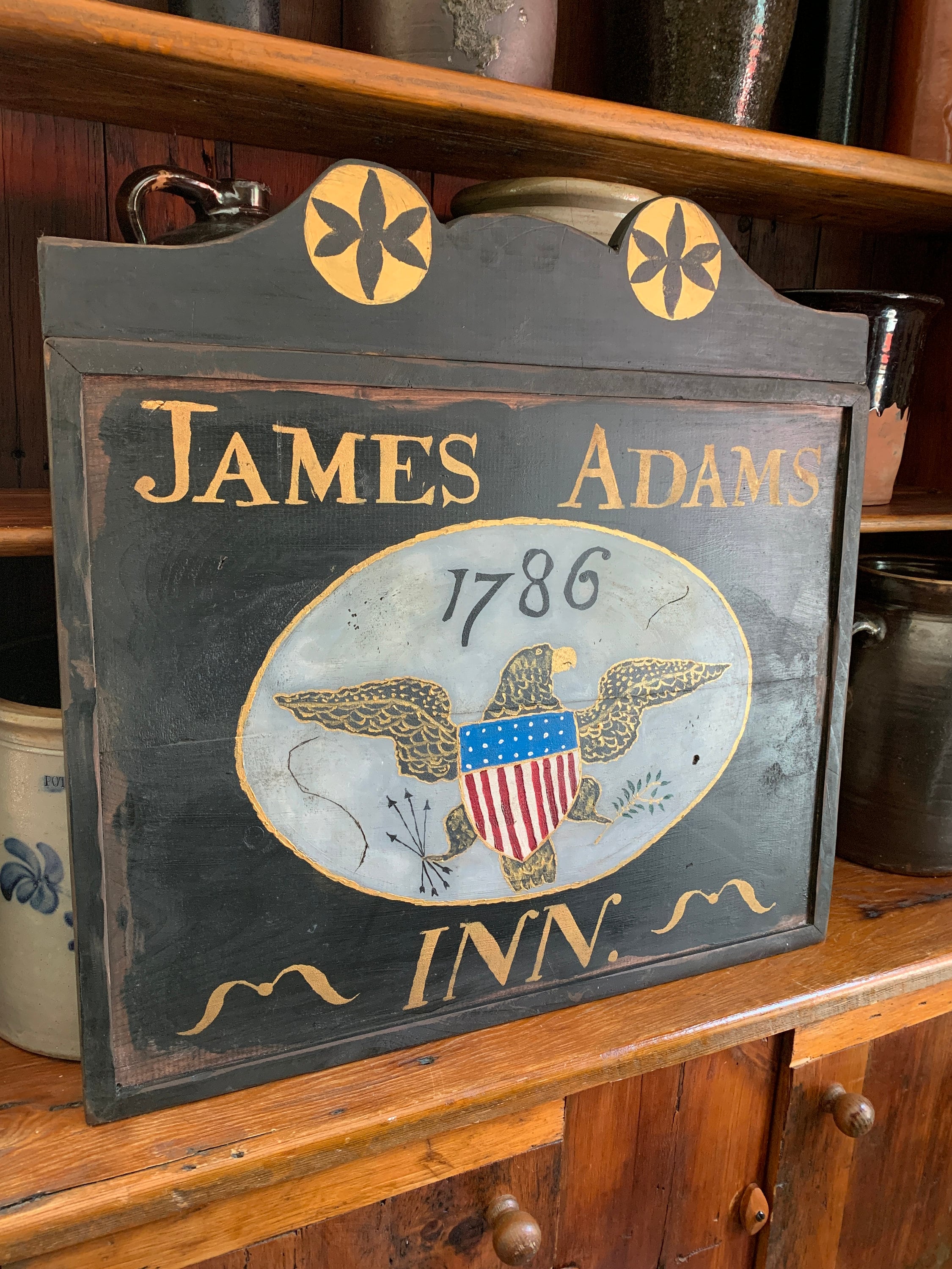 Colonial Sign Primitive, Colonial, Early American, Wood Tavern Sign - Etsy