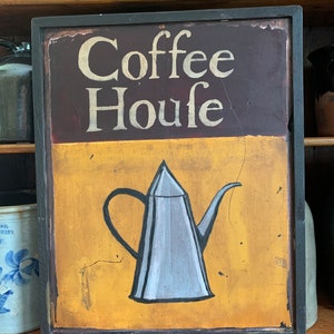 Primitive, Colonial, Early American, Wooden Tavern Sign