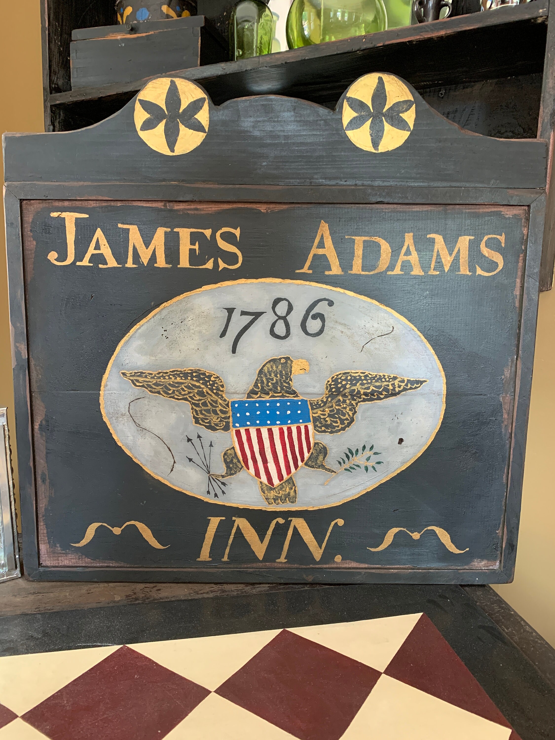 Colonial Sign Primitive, Colonial, Early American, Wood Tavern Sign - Etsy