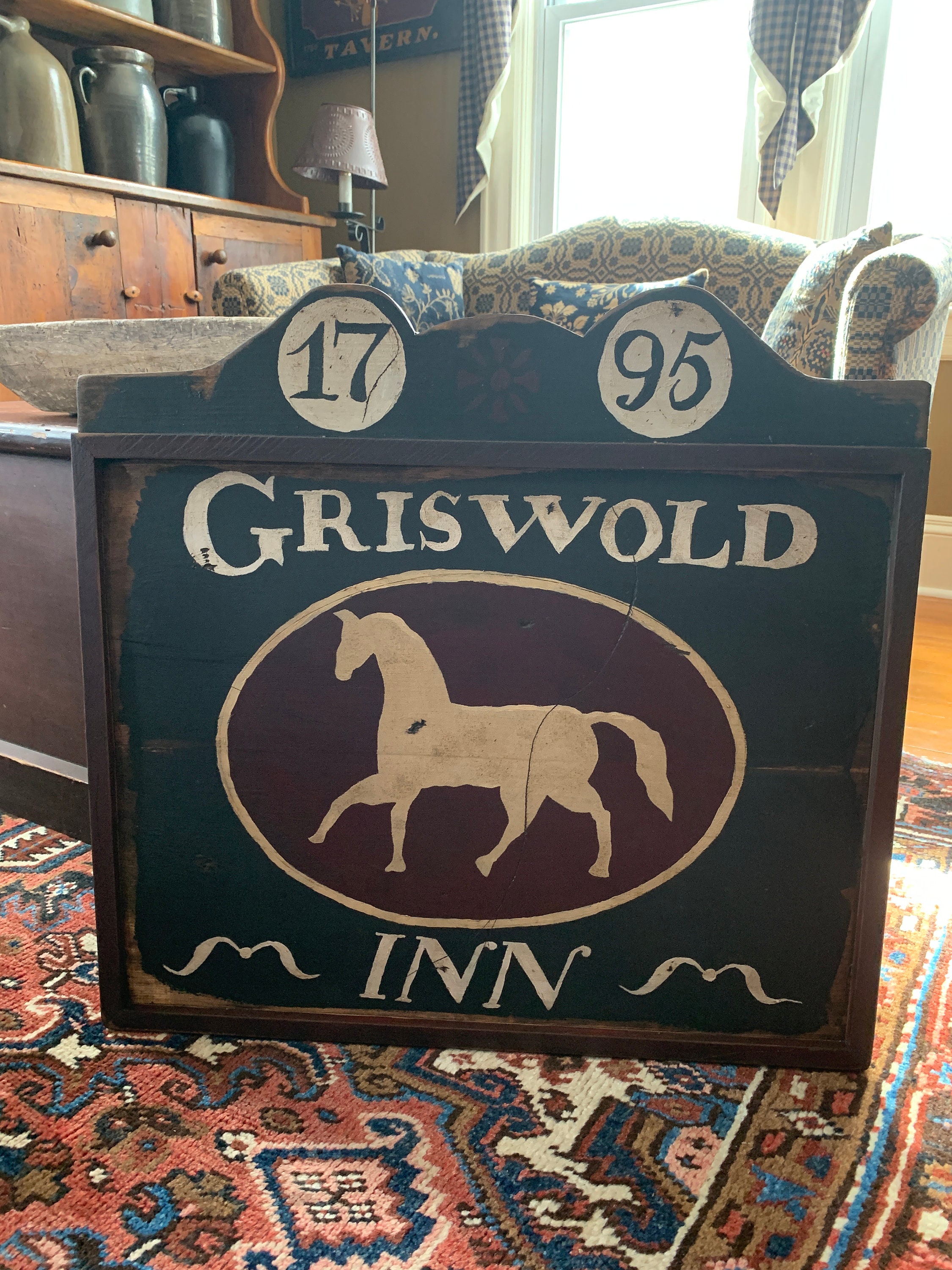Colonial Sign Primitive, Colonial, Early American, Wood, Tavern Sign - Etsy