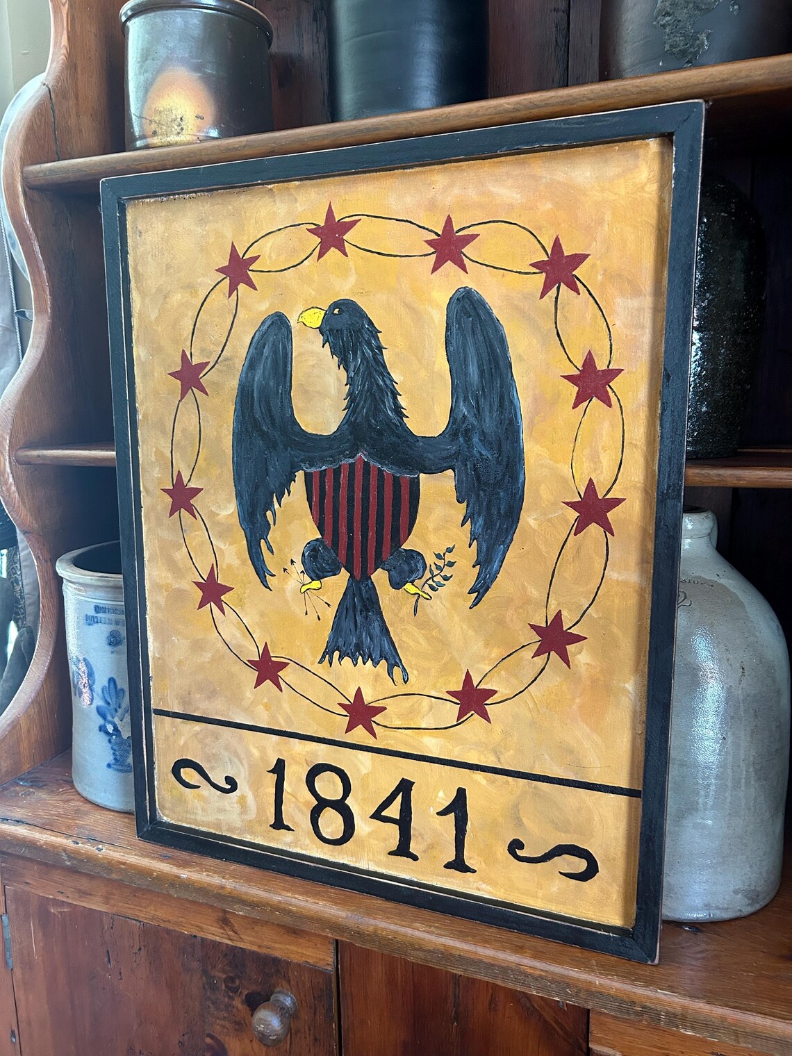 Colonial Sign Frame Primitive, Colonial, Early American Tavern Sign - Etsy
