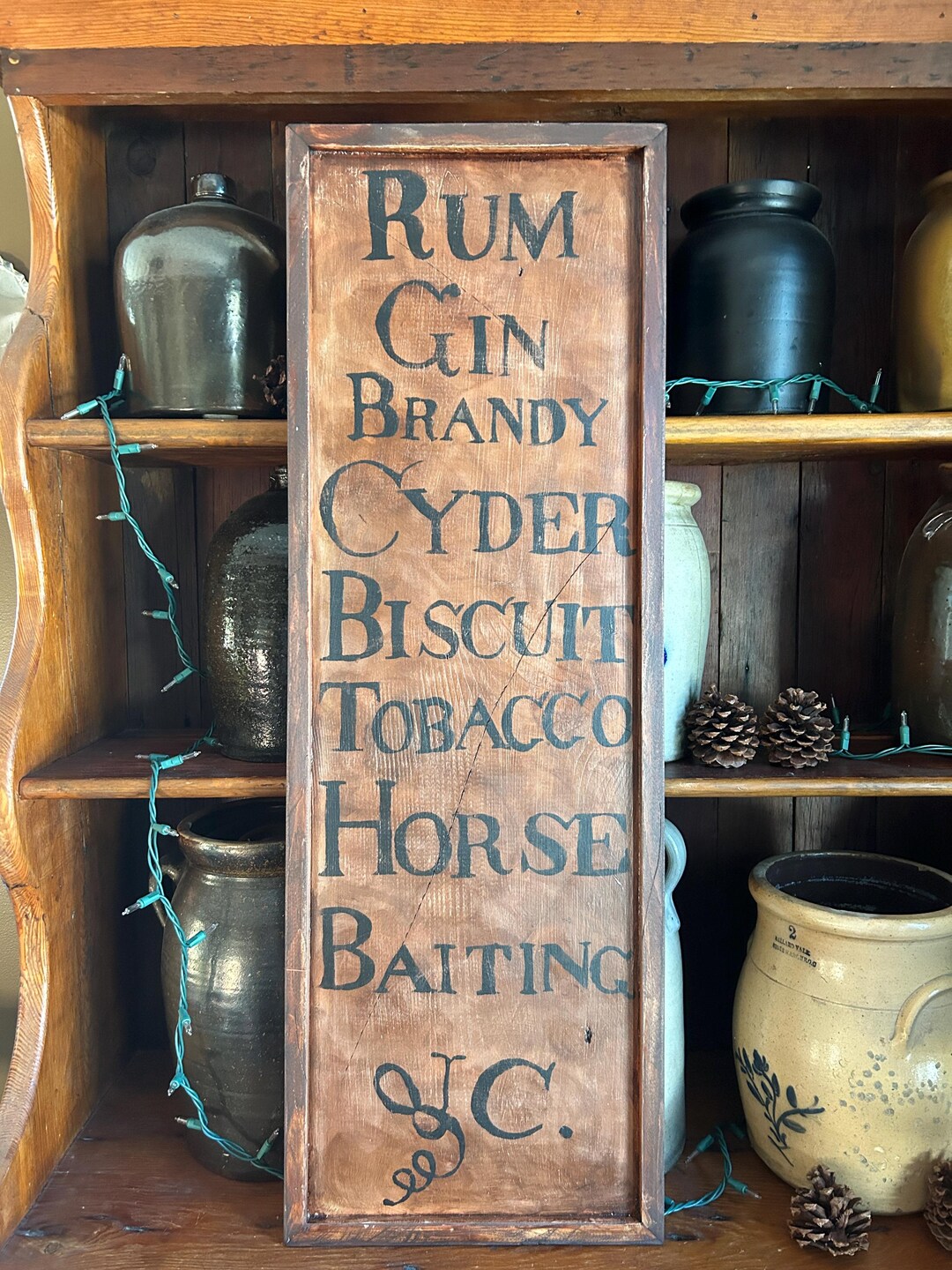 Colonial Sign Primitive, Colonial, Early American Tavern Sign - Etsy