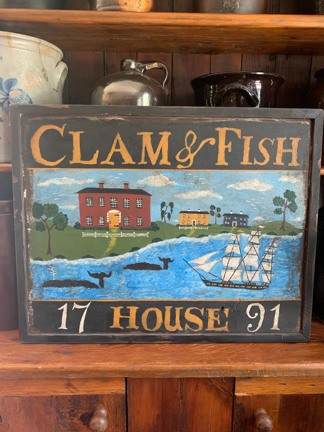 Colonial Sign Primitive, Colonial, Early American Tavern Sign - Etsy