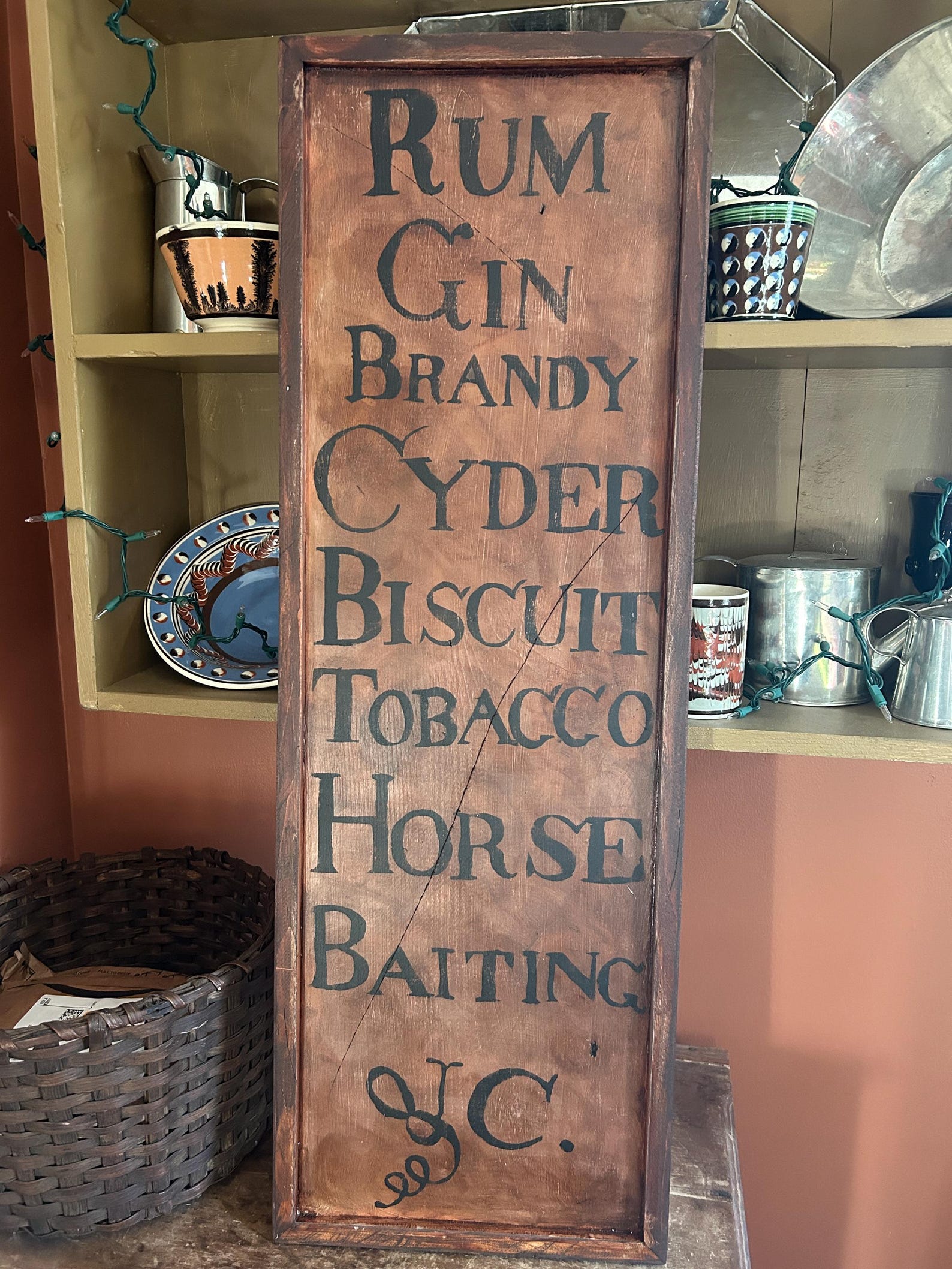 Colonial Sign Primitive, Colonial, Early American Tavern Sign - Etsy
