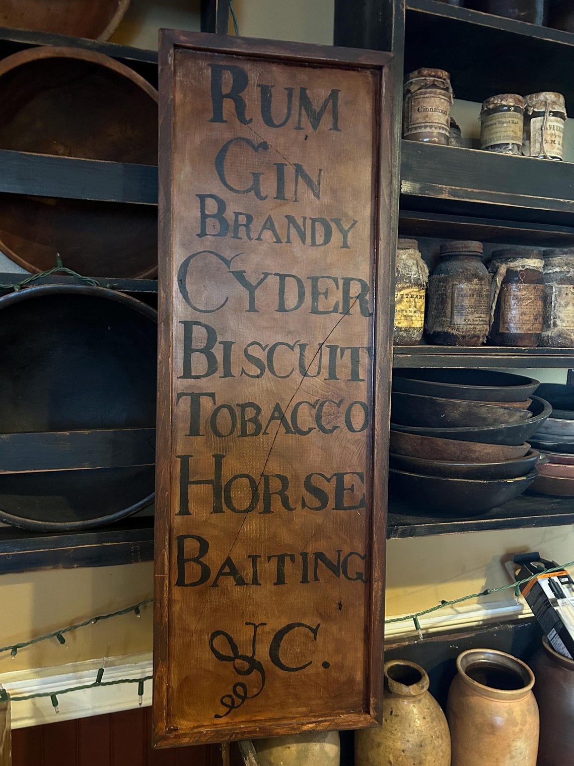 Colonial Sign Primitive, Colonial, Early American Tavern Sign - Etsy