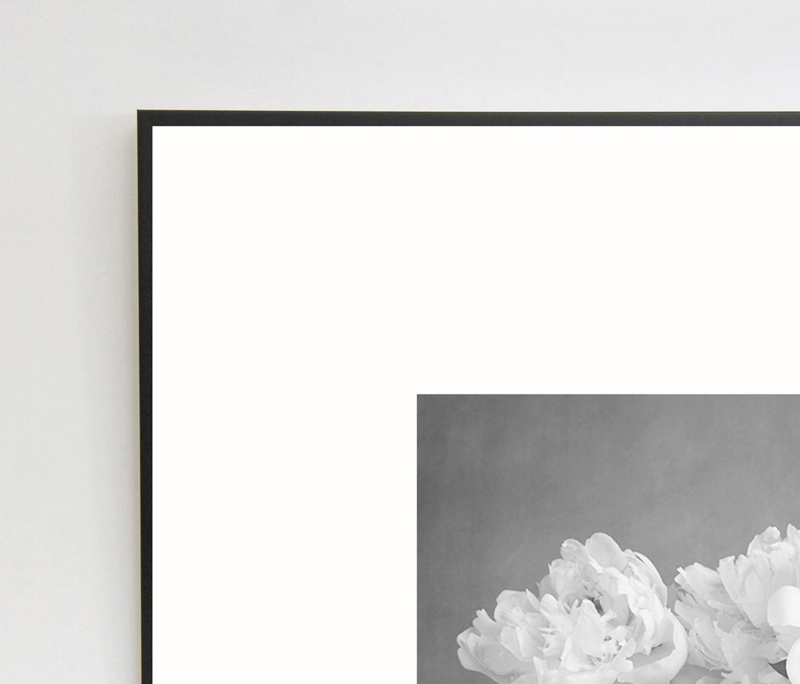 20x30 Poster Frame Flat Top Black Metal Etsy