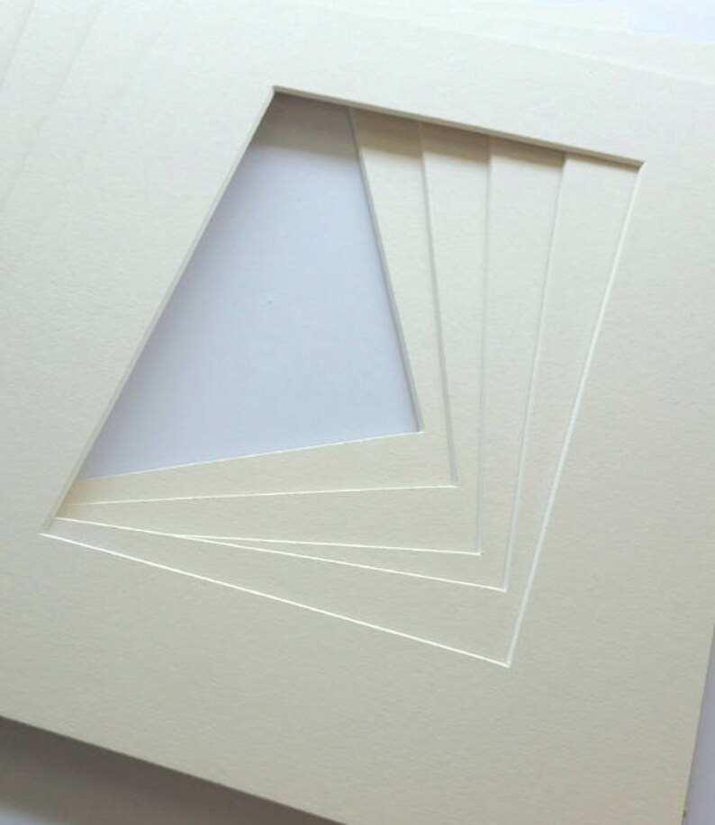 11x14 Neutral Color Matting Single Mat Pack of 5 for Art Etsy