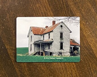 Magnet Abandoned Farmhouse Rustic Old House Photography Home Decor Office Decor Refrigerator Magnet Kitchen Decor