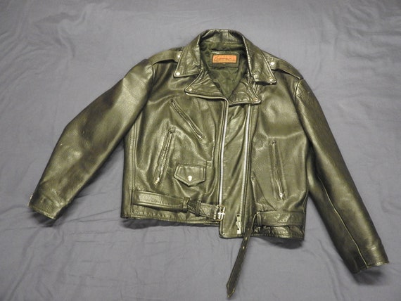 Black Motorcycle Leather Jacket