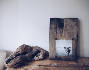 Bespoke handmade photo frames - made from unique piece of sculptural driftwood  - one of a kind - handcrafted - one off - home decor