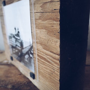 Bespoke handmade photo frames made from unique pieces reclaimed wood , driftwood and Sea Defences one of a kind handcrafted natural image 3