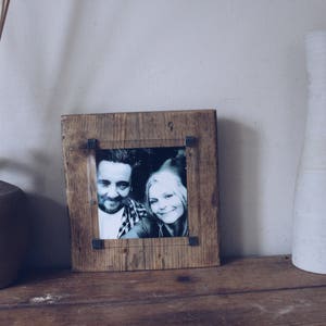 custom made wood photo frames unique picture frames distressed wood one off reclaimed wood one of a kind handmade image 1