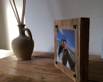 GoPro photo frame - Reclaimed wood   - surf decor - handmade   -Surf photo  - GoPro photograph  - one of a kind - bespoke frame - one off