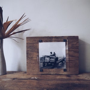Bespoke handmade photo frames made from unique pieces reclaimed wood , driftwood and Sea Defences one of a kind handcrafted natural image 6
