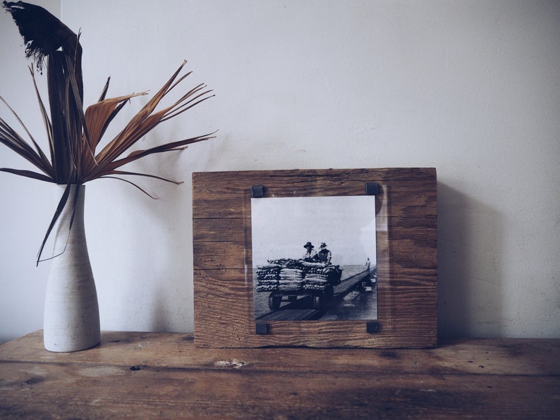 Bespoke handmade photo frames made from unique pieces reclaimed wood , driftwood and Sea Defences one of a kind handcrafted natural image 6