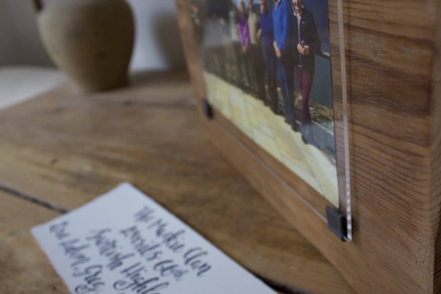 Custom Made Picture Frame Reclaimed Wood Photo Frame 60th Etsy