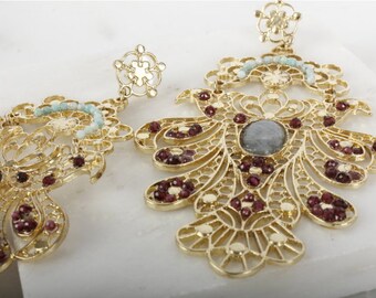 Aphrodite Goddess Statement Earring