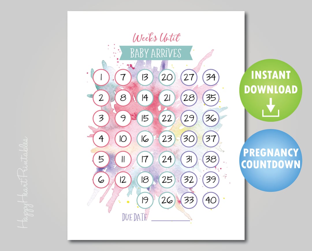 Blank Countdown Calendar Printable Blank Countdown Calendar Printable