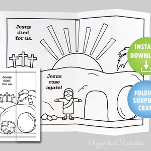 Easter Empty Tomb Folding Surprise Craft