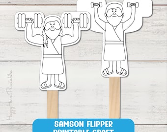 Samson Printable Flipper Craft