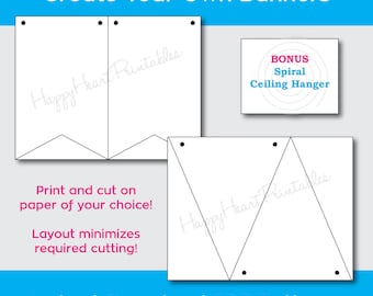 Modello banner stampabile - Modello banner - Crea il tuo banner