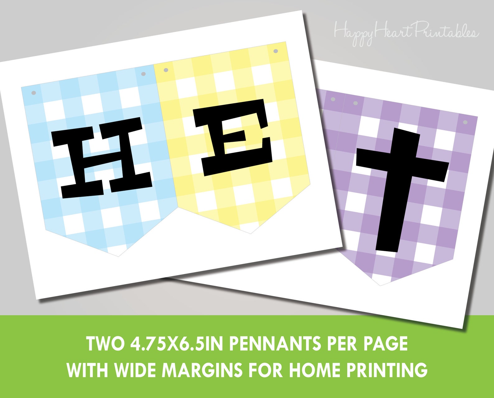 He is Risen Banner Printable Easter Banner Etsy