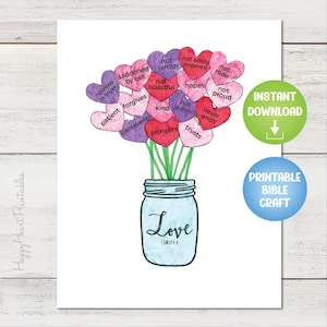 Love Kids Craft - afdrukbare sjabloon 1 Corinthians