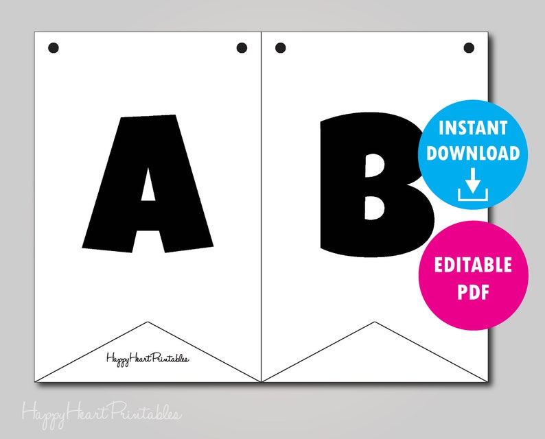 editable-banner-template-printable-banner-template-diy-etsy