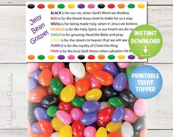 Adorno para golosina de Pascua - Jelly Bean Gospel