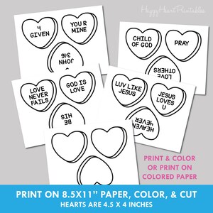 Christian Conversation Heart Banner - Etsy