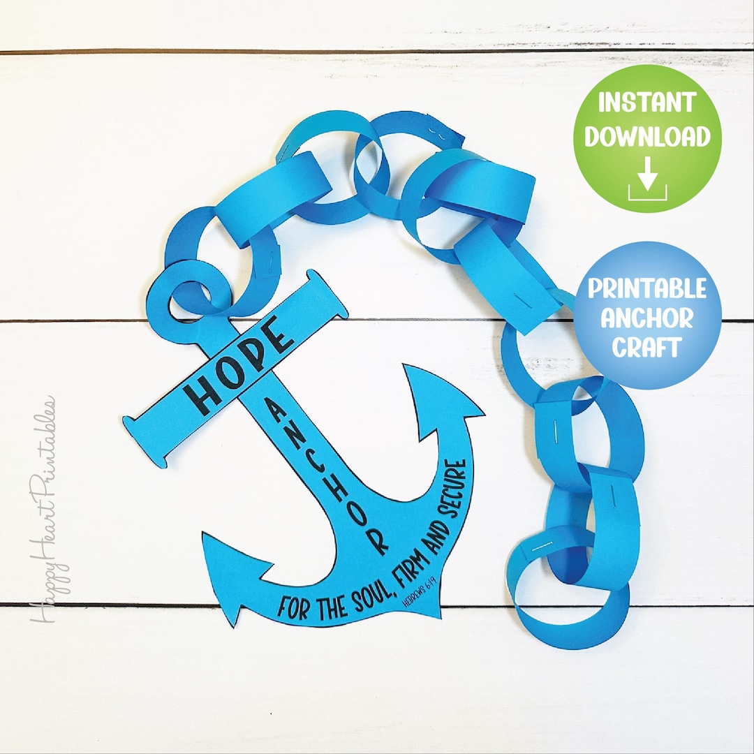 Anchor for the Soul Bible Craft - Etsy