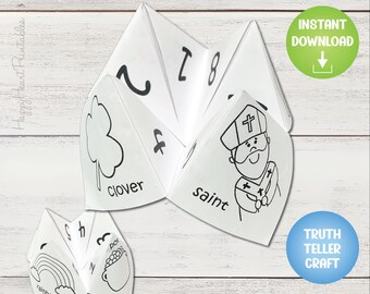 St. Patrick's Day Printable Truth Teller Craft