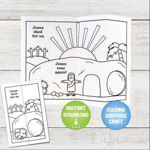 Easter Empty Tomb Folding Surprise Craft