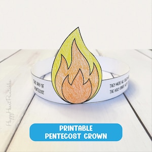 Printable Day of Pentecost Fire Crown