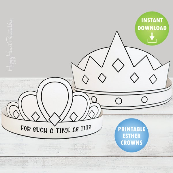 Printable Queen Esther Crown