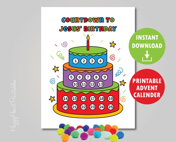 Featured image of post Birthday Countdown Calendar Printable