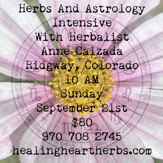 Herbs And Astrology Intensive