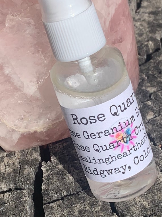 Rose Quartz Crystal Aromatherapy Spray