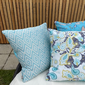 Outdoor Cushion Covers - UV Proof - Water Repellent- Garden Decor - Garden Cushion - Handmade - Weatherproof Decor - Outdoor Decor
