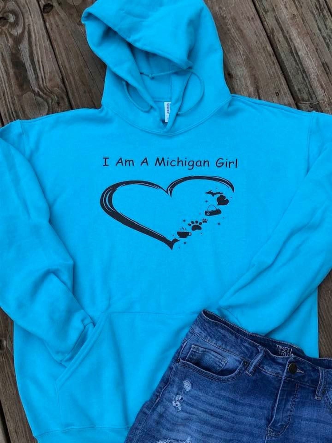 Michigan Hoodie Custom Hoodie Custom Sweatshirt Unisex - Etsy