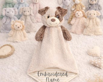 Personalized Animal Lovey | Custom Baby Lovey | Embroidered Lovey | Personalized Baby Blankie | Monogrammed Lovey | Monogram Blanket