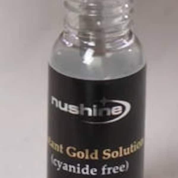 Nushine Instant Gold Solution 30ml (do stosowania z Plug & Plate System) - pozłacanie roztworu